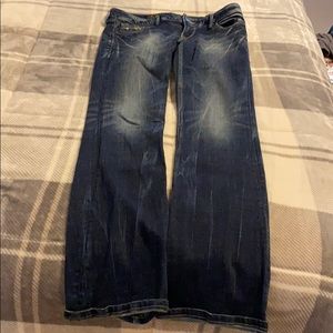 Express jeans - bootcut with silver embellishment